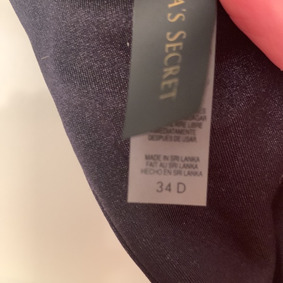 Victoria’s Secret Push-Up Bandeau Swim Top- BLACK 34 D - Picture 5 of 5